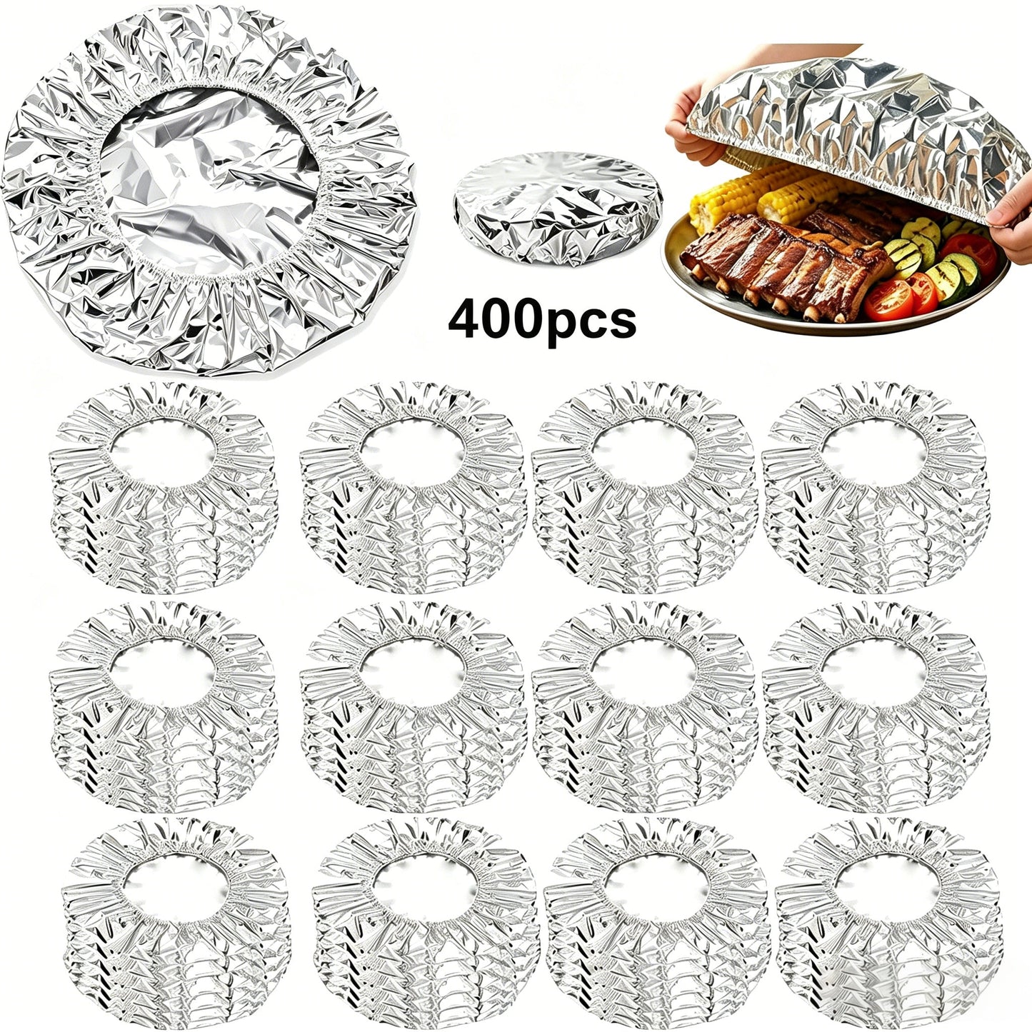 🔥Hot Sale Aluminum Foil Heat Shield Covers – No Plastic 🥘