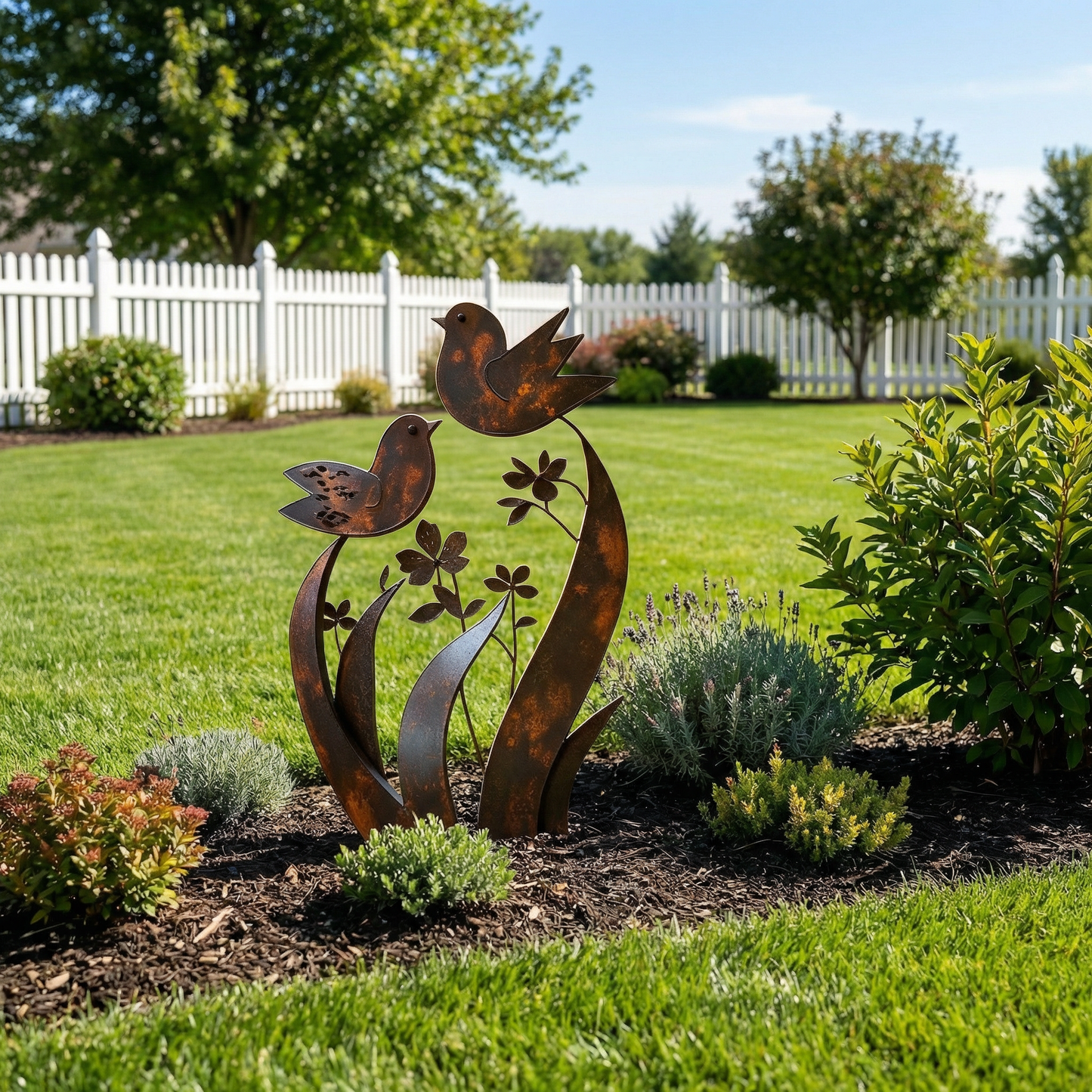 π¦π¦2026 Mother's Day Gifts 49% Off--ππBird & Wildflower Metal Garden Stake
