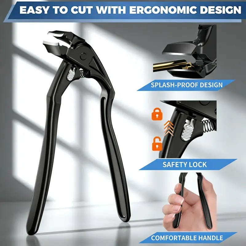 π 2026 Sale β Over 50,000 Sold! βοΈ Black Curved Nail Clipper β Ergonomic & Easy for Seniors π€