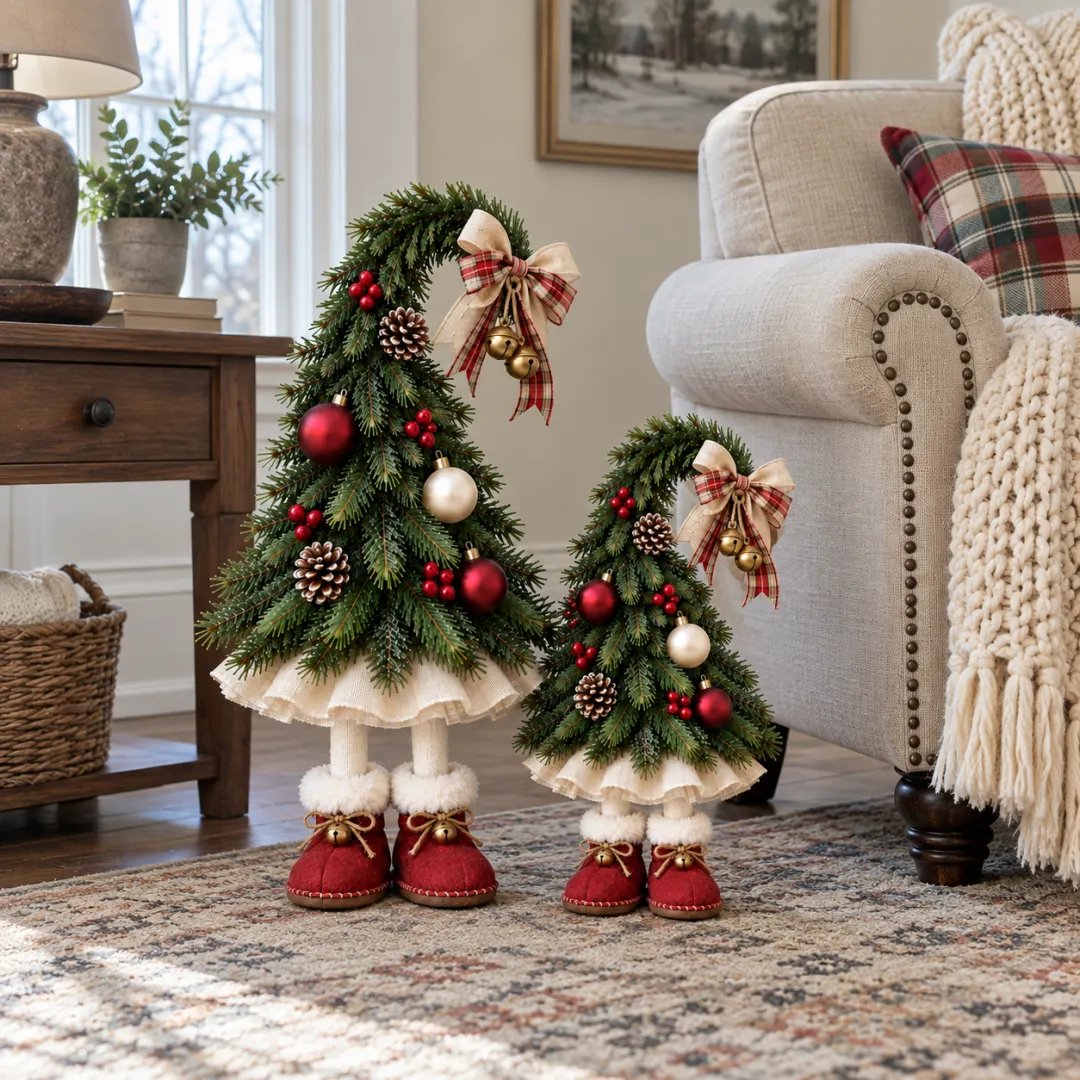 🎄🍄Sprookjesachtige kerstboomversiering met elfjes🌙