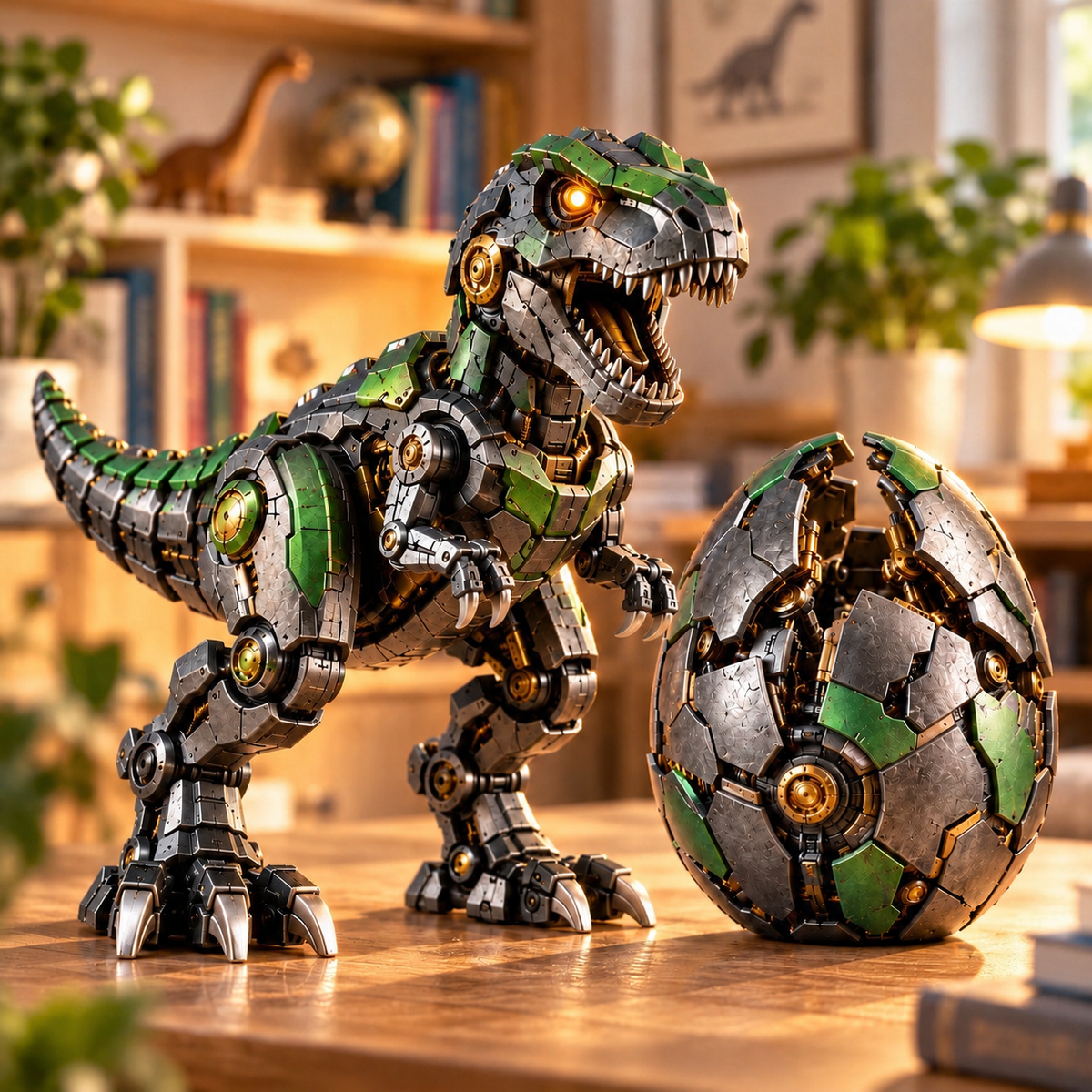 🦖🔥 Mechanical T-Rex Egg – From Mysterious Egg to Mighty Robotic Dinosaur! 🥚⚙️✨