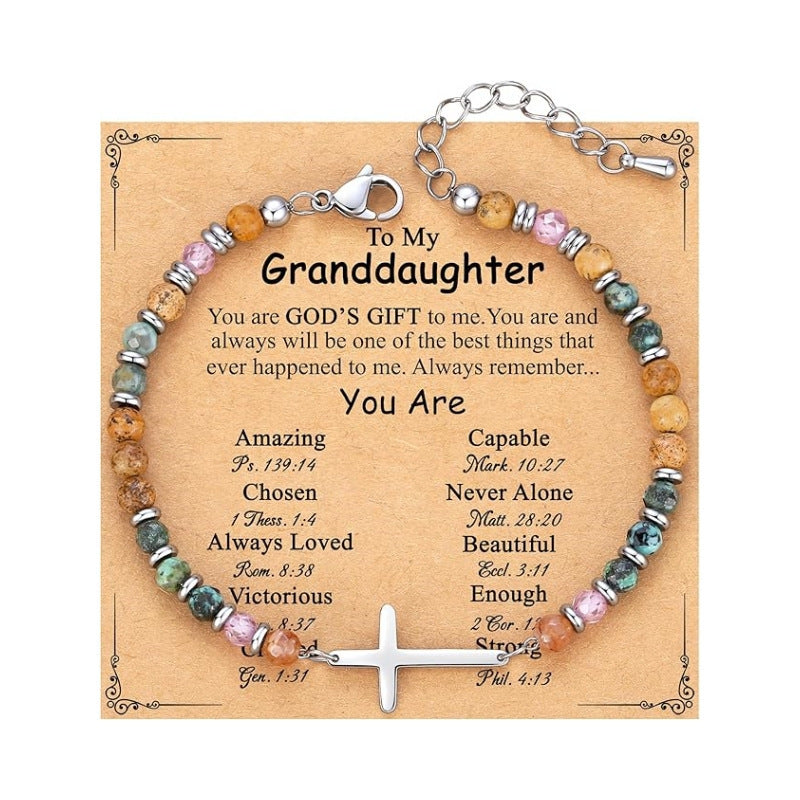 Dainty Gemstone Wave Bracelet