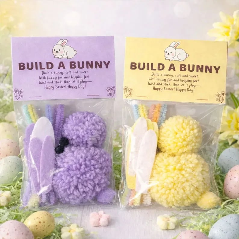 Build a Bunny Easter Craft Kit for Kids