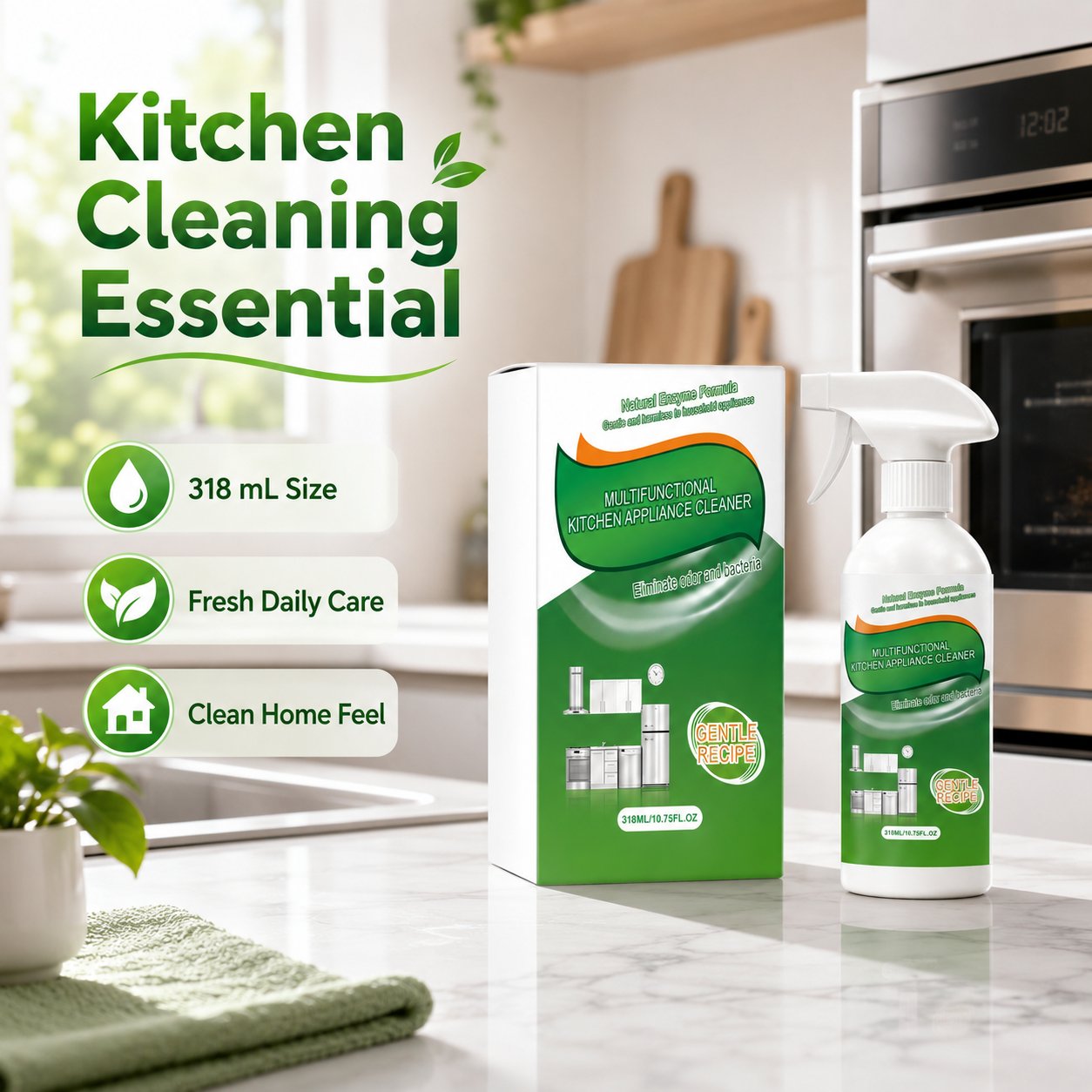 Multifunctional Kitchen Appliance Cleaner
