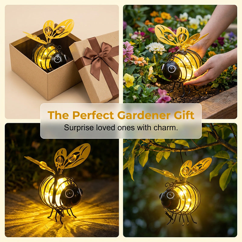 π Solar Powered Hanging Bee Garden Light