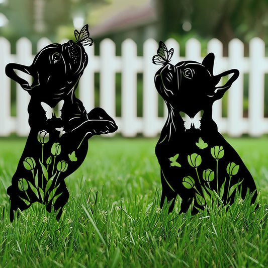 French Bulldog Garden Decoration
