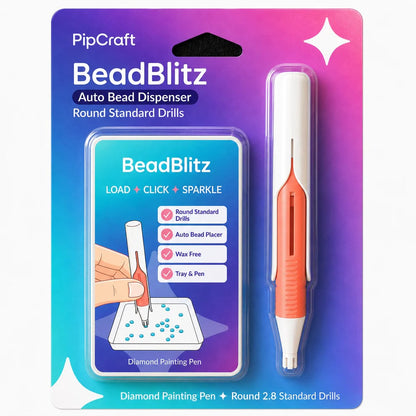 🔥Last Day 49% OFF - 💎BeadBlitz Automatic Diamond Painting Bead dispenser