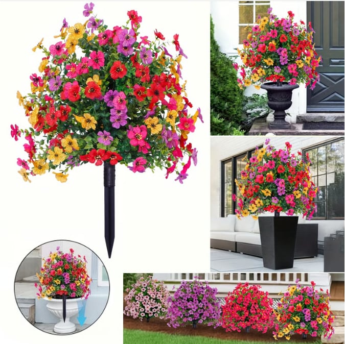 🔥Outdoor/Indoor UV Resistant & Waterproof Artificial Flower Decor ✅