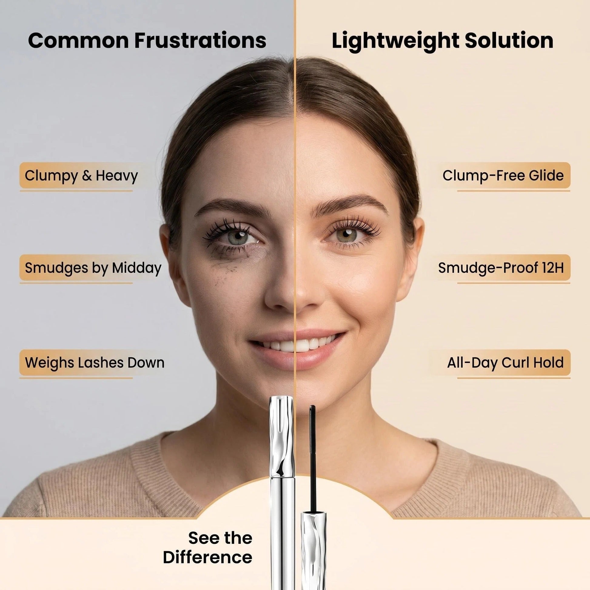 ✨LAST DAY BUY 1 GET 1 FREE!!✨Ultimate Waterproof & Sweatproof Lengthening & Curling Mascara👁️