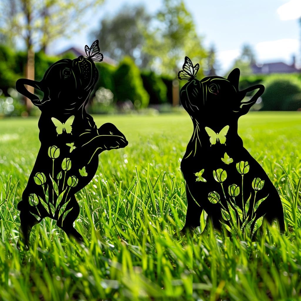 French Bulldog Garden Decoration