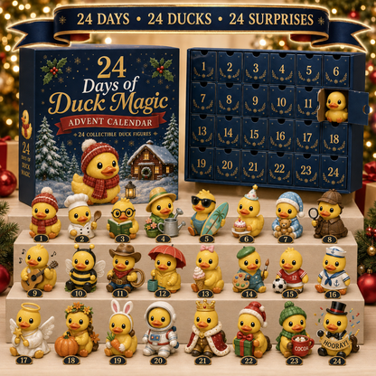 🐥 24 Days of Duck Magic™ Advent Calendar – 24 Collectible Christmas Duck Surprises