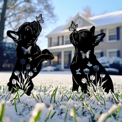 French Bulldog Garden Decoration
