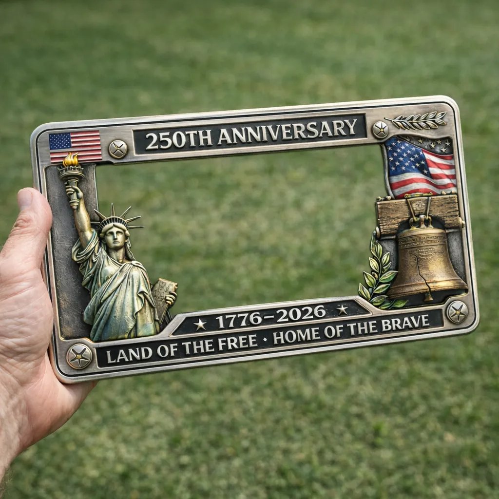 🦅250th Anniversary Commemorative License Plate Frame