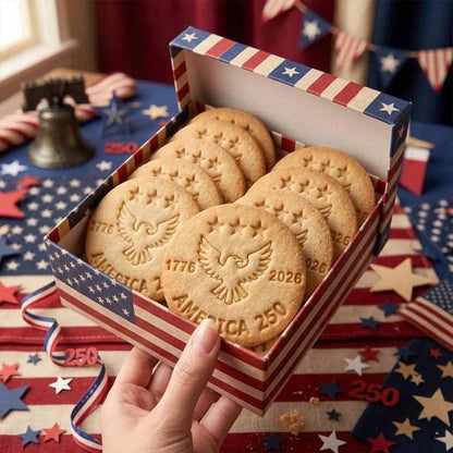 🎁Last Day 48% OFF - 1776–2026 USA 250th Anniversary Cookie Stamp