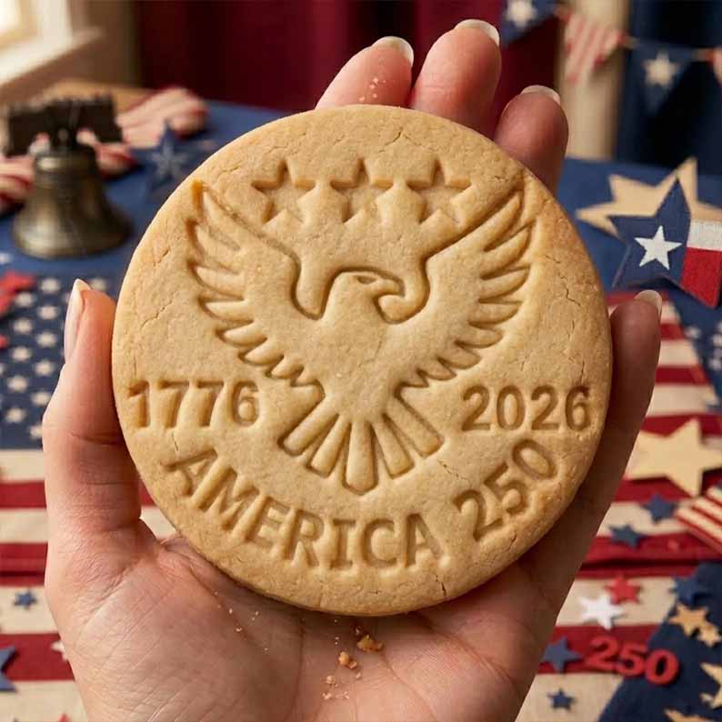🎁Last Day 48% OFF - 1776–2026 USA 250th Anniversary Cookie Stamp