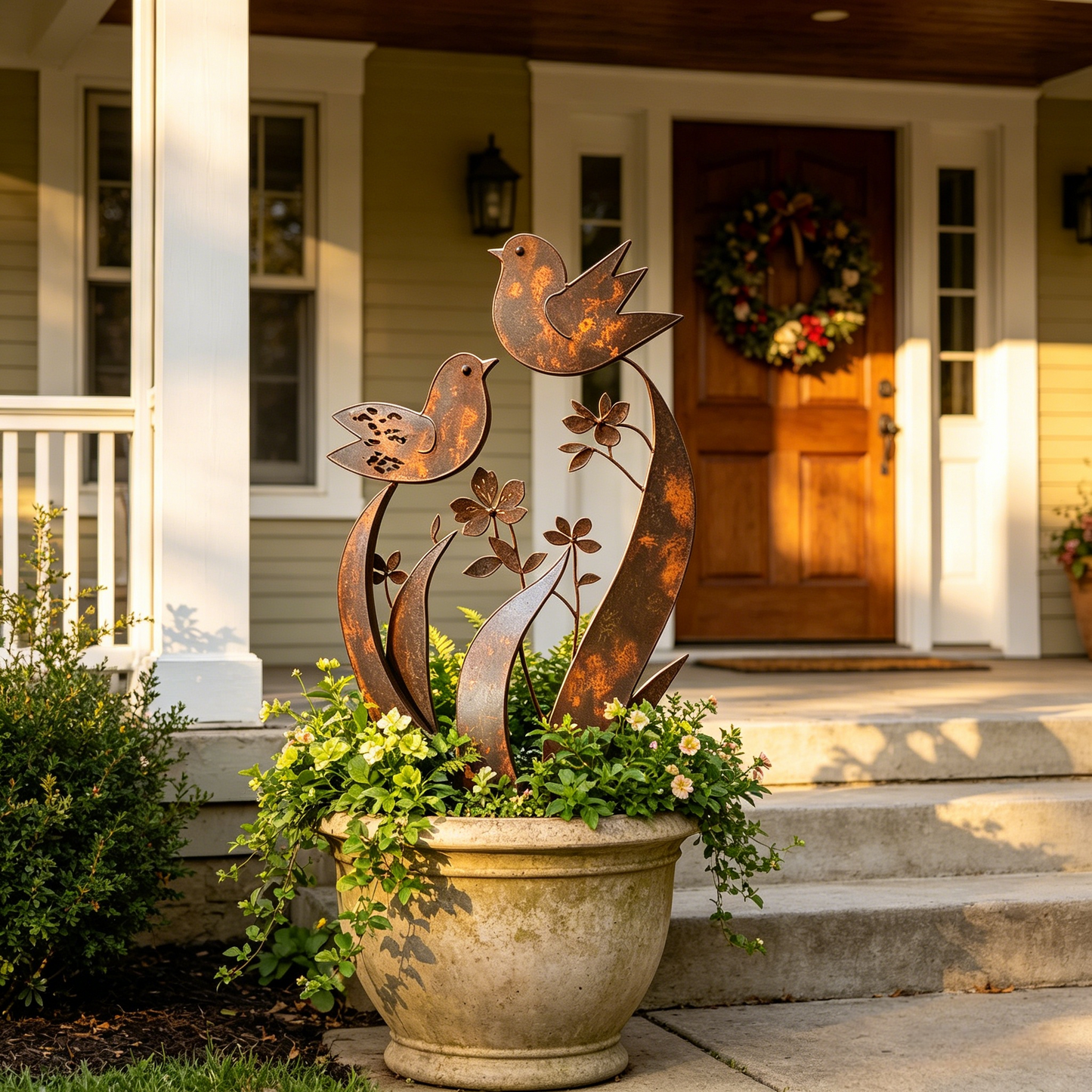 🦋🦋2026 Mother's Day Gifts 49% Off--💖🎁Bird & Wildflower Metal Garden Stake
