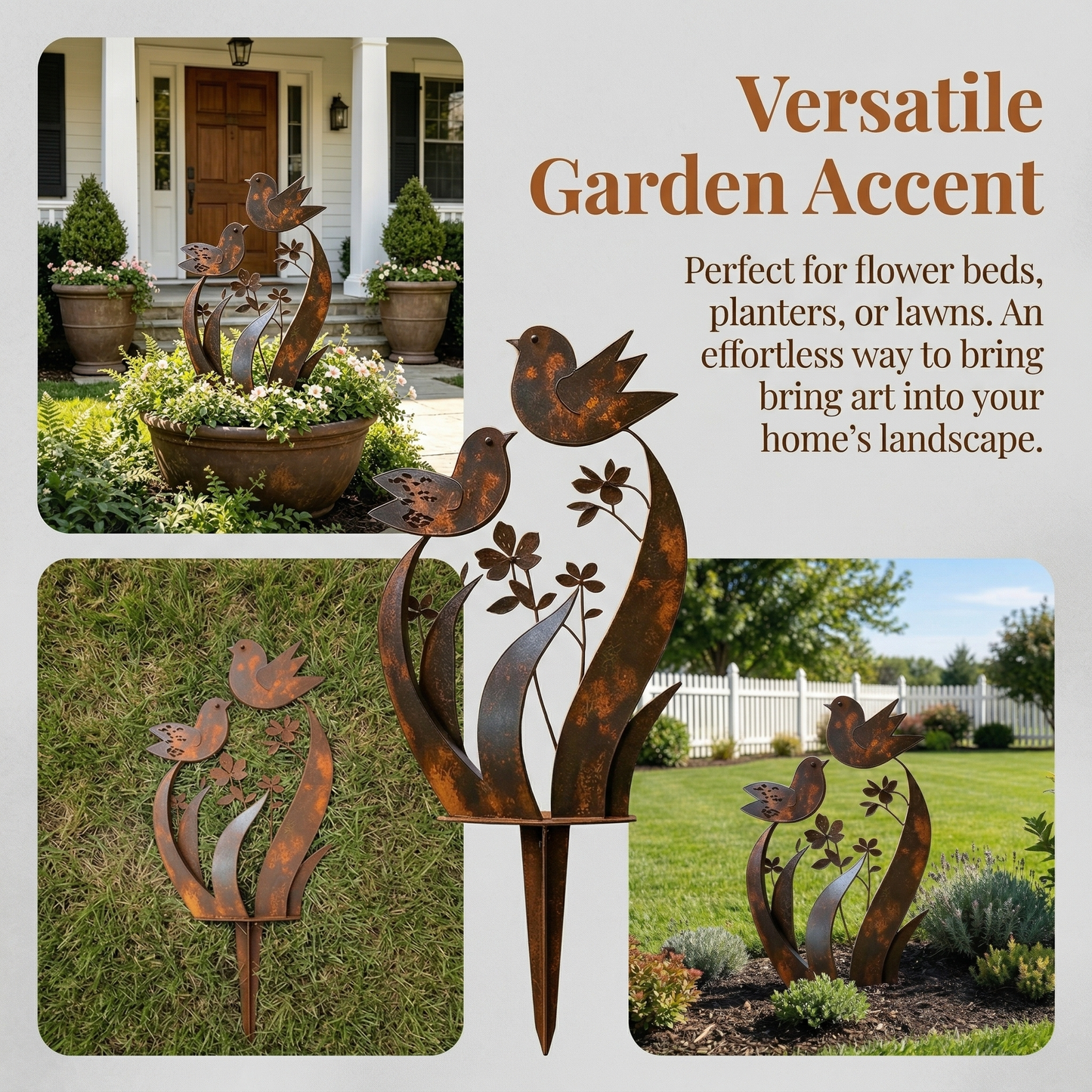 🦋🦋2026 Mother's Day Gifts 49% Off--💖🎁Bird & Wildflower Metal Garden Stake
