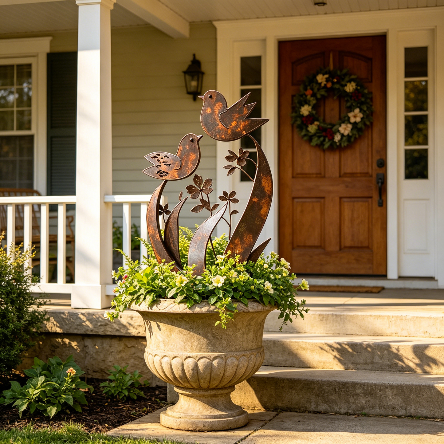 🦋🦋2026 Mother's Day Gifts 49% Off--💖🎁Bird & Wildflower Metal Garden Stake