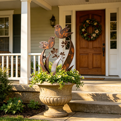 🦋🦋2026 Mother's Day Gifts 49% Off--💖🎁Bird & Wildflower Metal Garden Stake