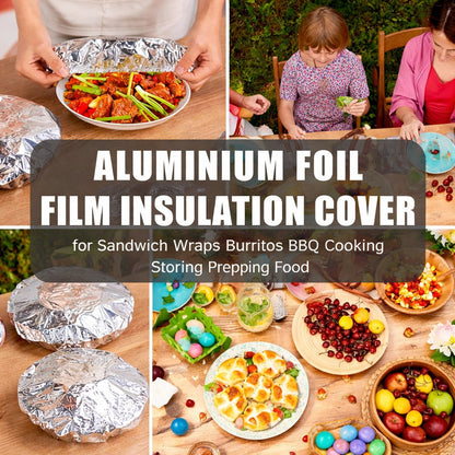 🔥Hot Sale Aluminum Foil Heat Shield Covers – No Plastic 🥘