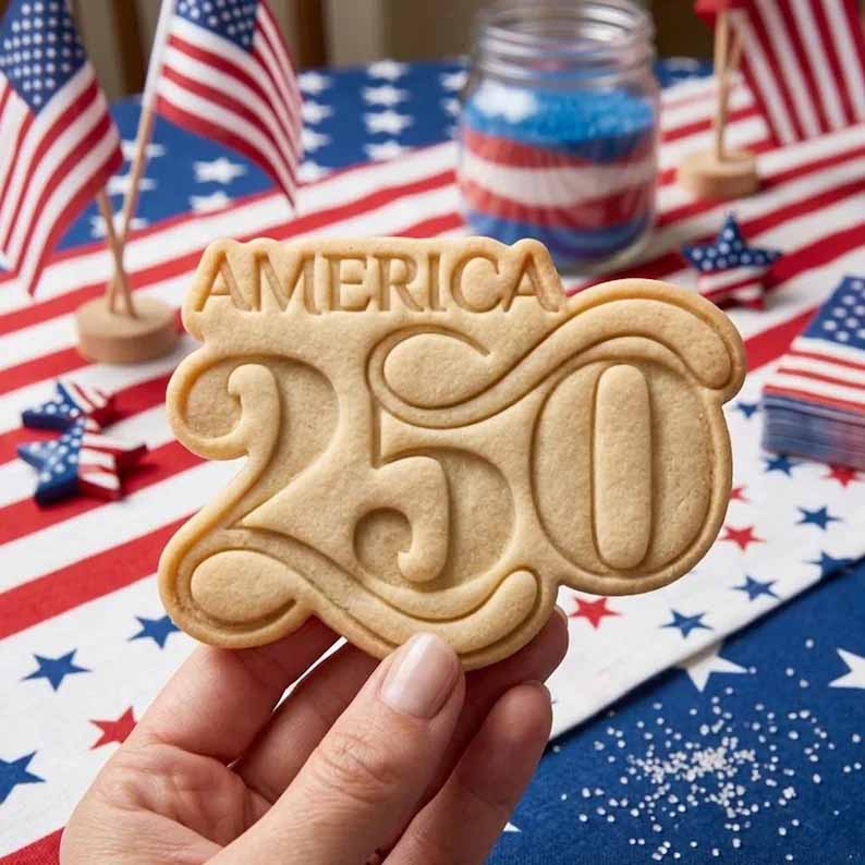 🎁Last Day 48% OFF - 1776–2026 USA 250th Anniversary Cookie Stamp