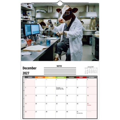 Funny Cows Wall Calendar 2027