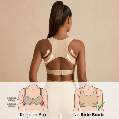 ✨ Women’s Posture Wireless Bra — Breathable Non-Removable Molded Cups