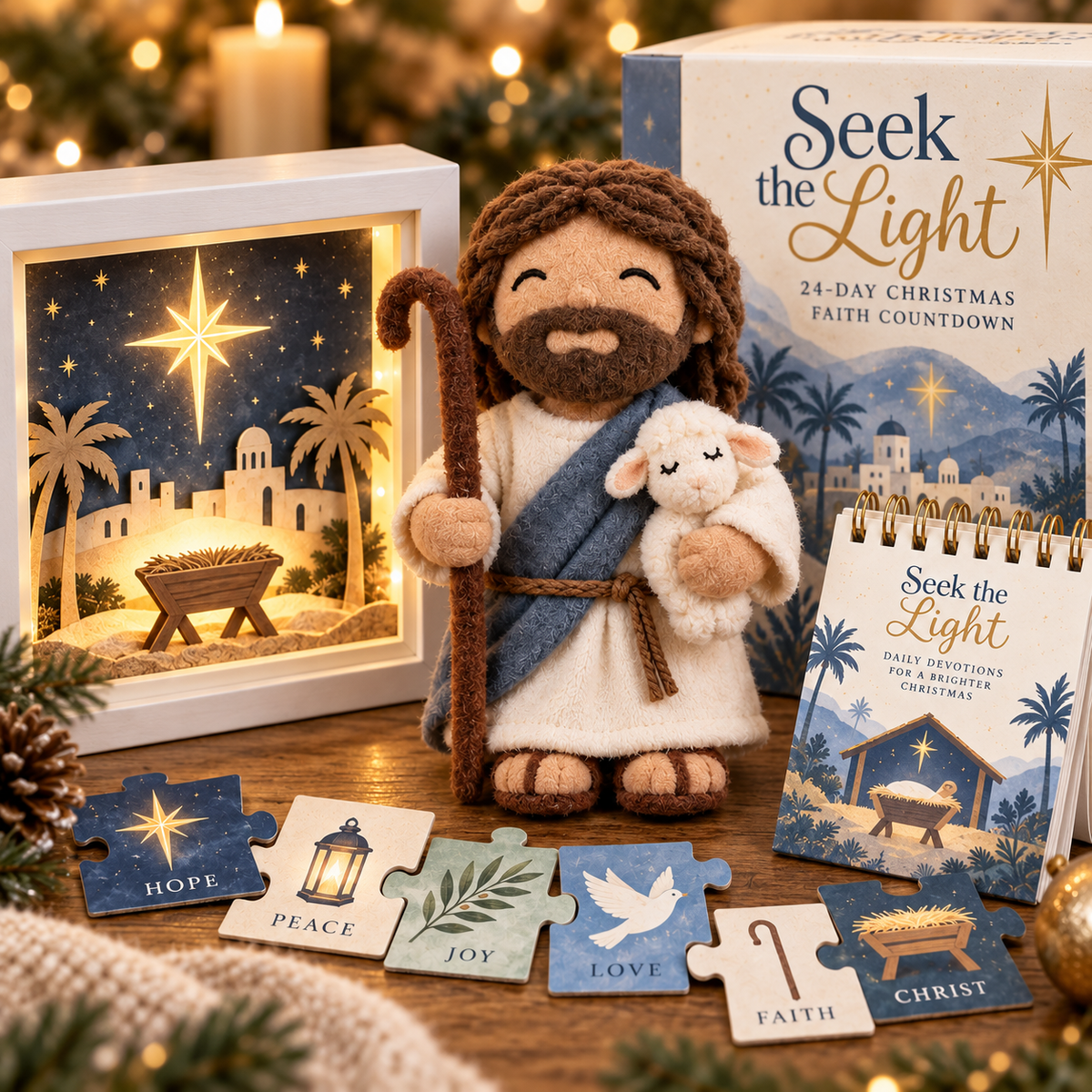 ✨ A Light Through Advent — 24-Day Christmas Faith Countdown
