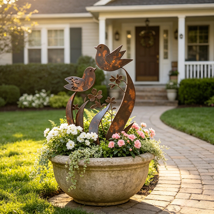 🦋🦋2026 Mother's Day Gifts 49% Off--💖🎁Bird & Wildflower Metal Garden Stake