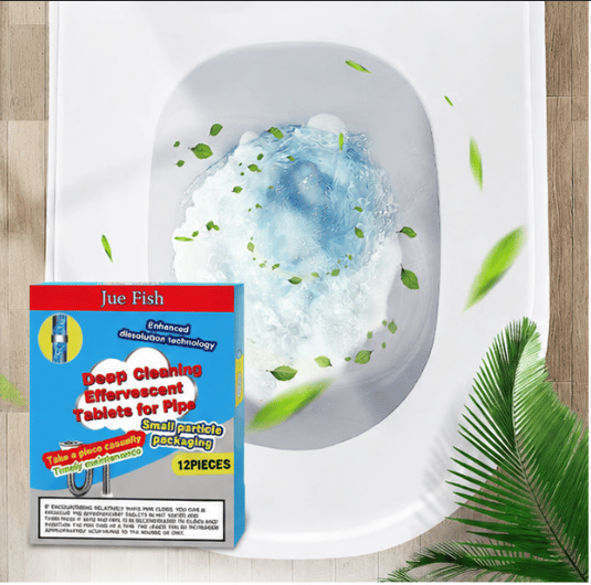 🔥Buy More Save More❤️Powerful Cleaning Effervescent Tablets for Pipe, Fast Dissolve Hair Grease Clogs