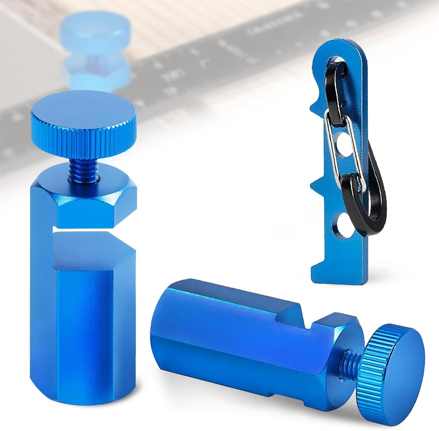 🛠️Tall Stair Gauges for Framing Square with Holder, for Carpentry Squares, Framing Jig Circular Saw