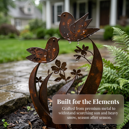🦋🦋2026 Mother's Day Gifts 49% Off--💖🎁Bird & Wildflower Metal Garden Stake