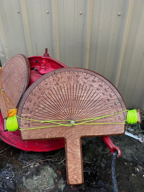 🔥 📐 Precision Angle Finder – Handcrafted Birch Wood Degree Tool