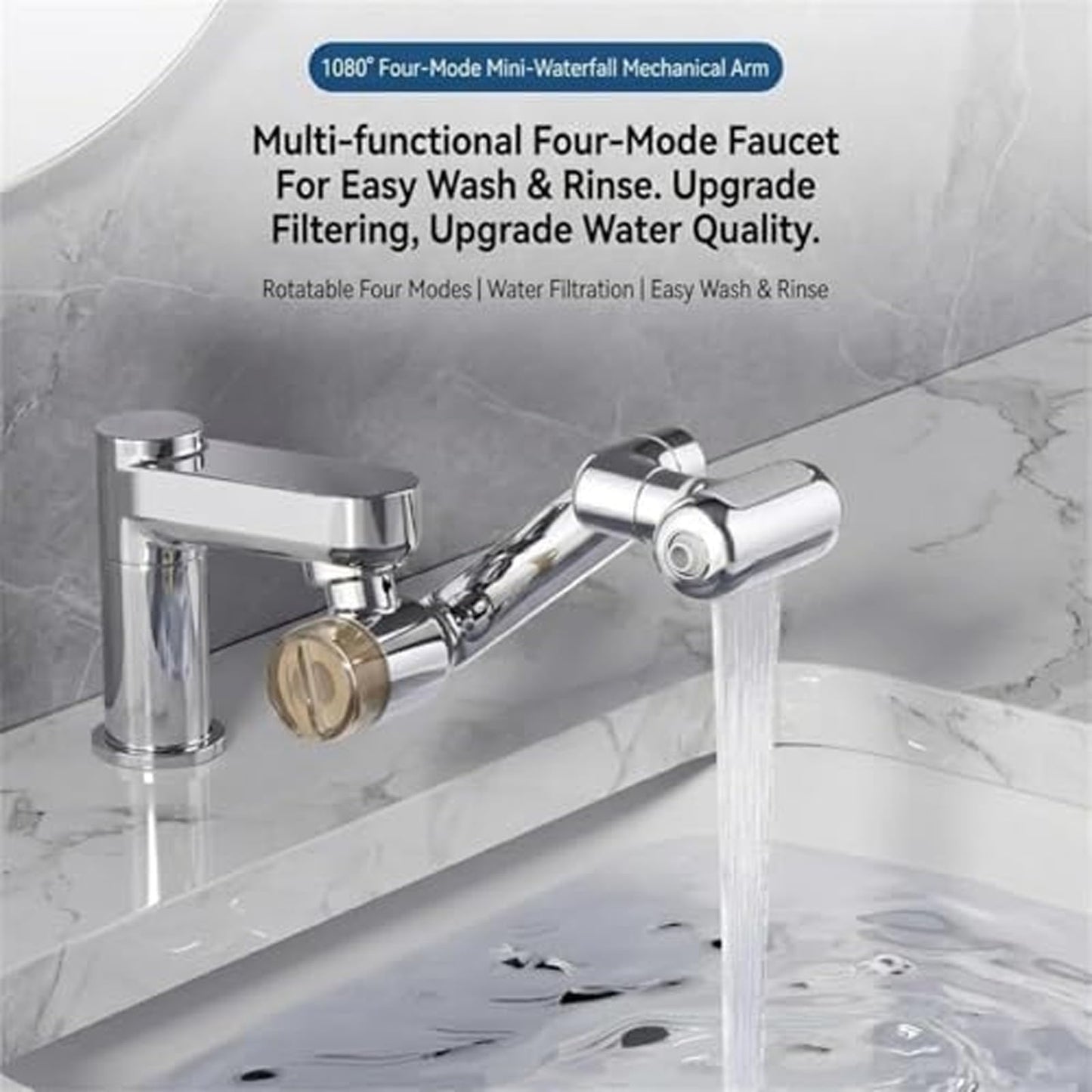 1080 Degree Rotating Faucet Extender