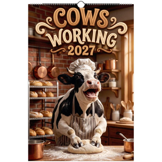 Funny Cows Wall Calendar 2027