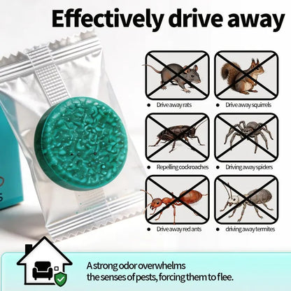 💖12-Pack Rodent Repellent Balls for Home Kitchen Effective Pest Control Solution