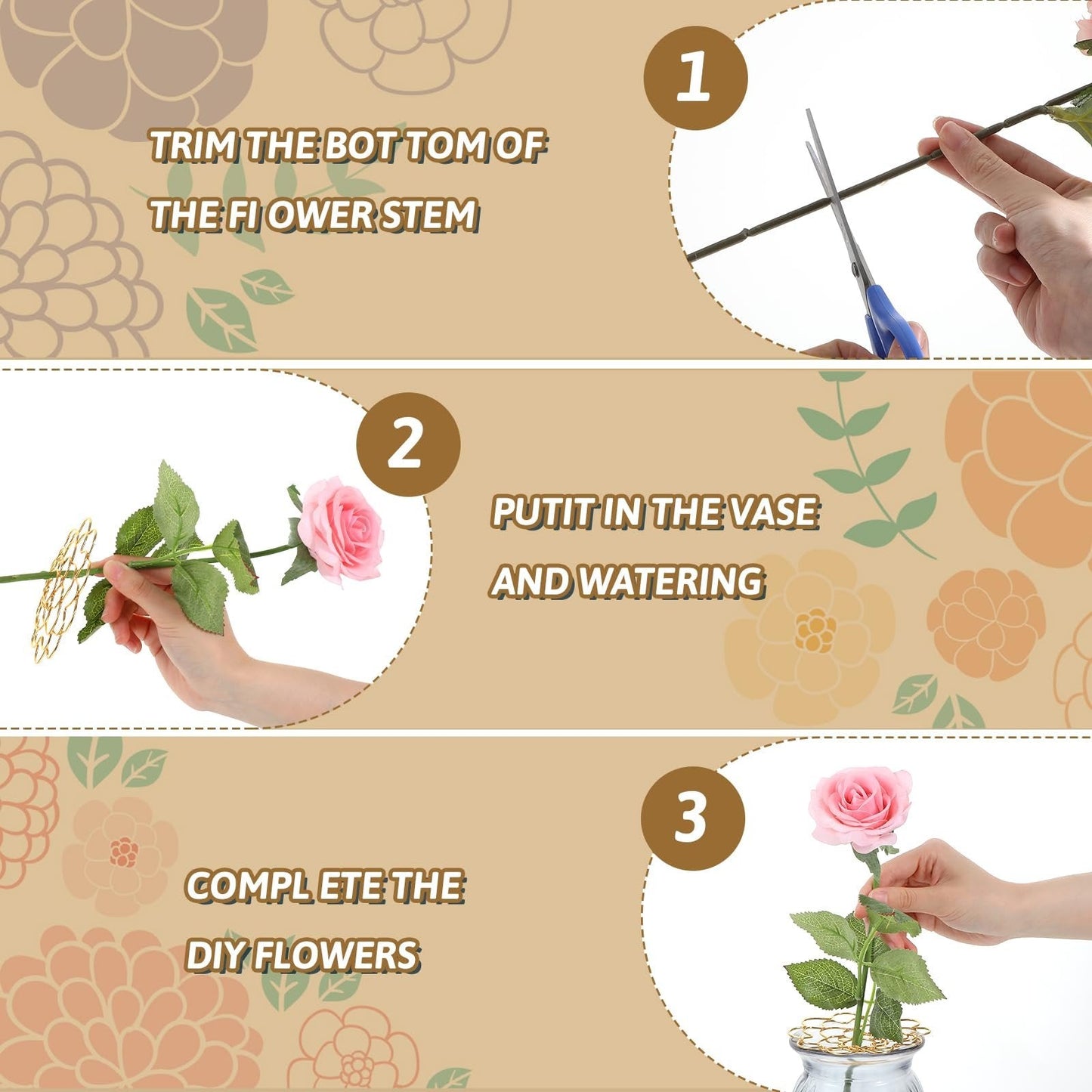 🌸Stainless Steel Floral Grid Organizer♻️