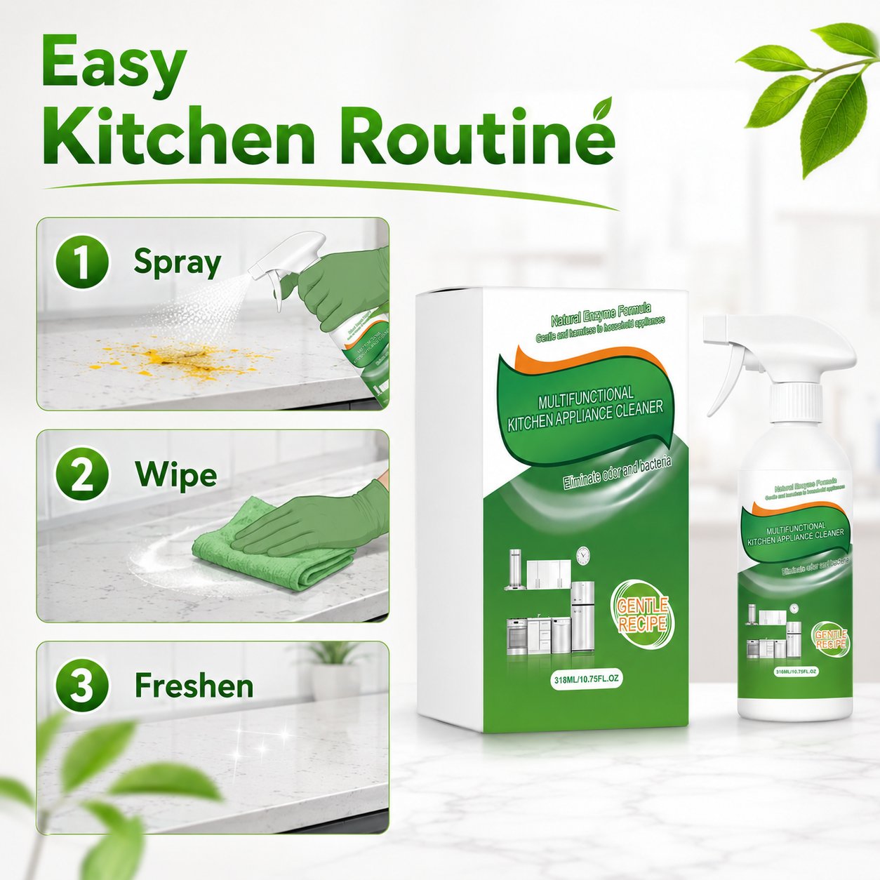 Multifunctional Kitchen Appliance Cleaner