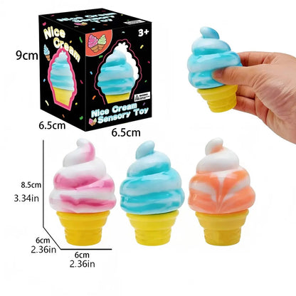🍦 Cute Ice Cream Squishy | Stress Relief Fidget Toy ✨
