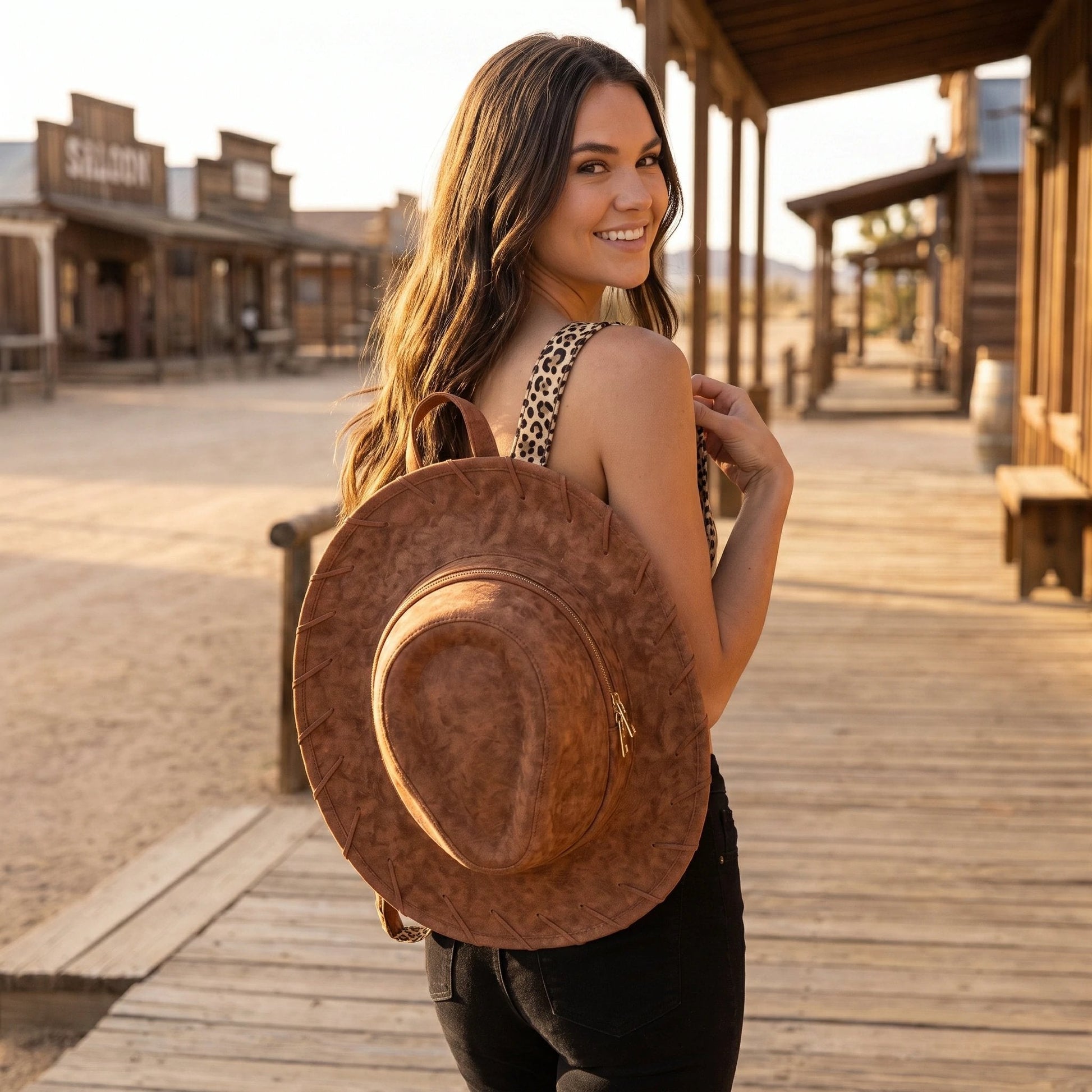 🔥Sale Price 49% OFF - 🤠🐎Cowgirl Hat Backpack