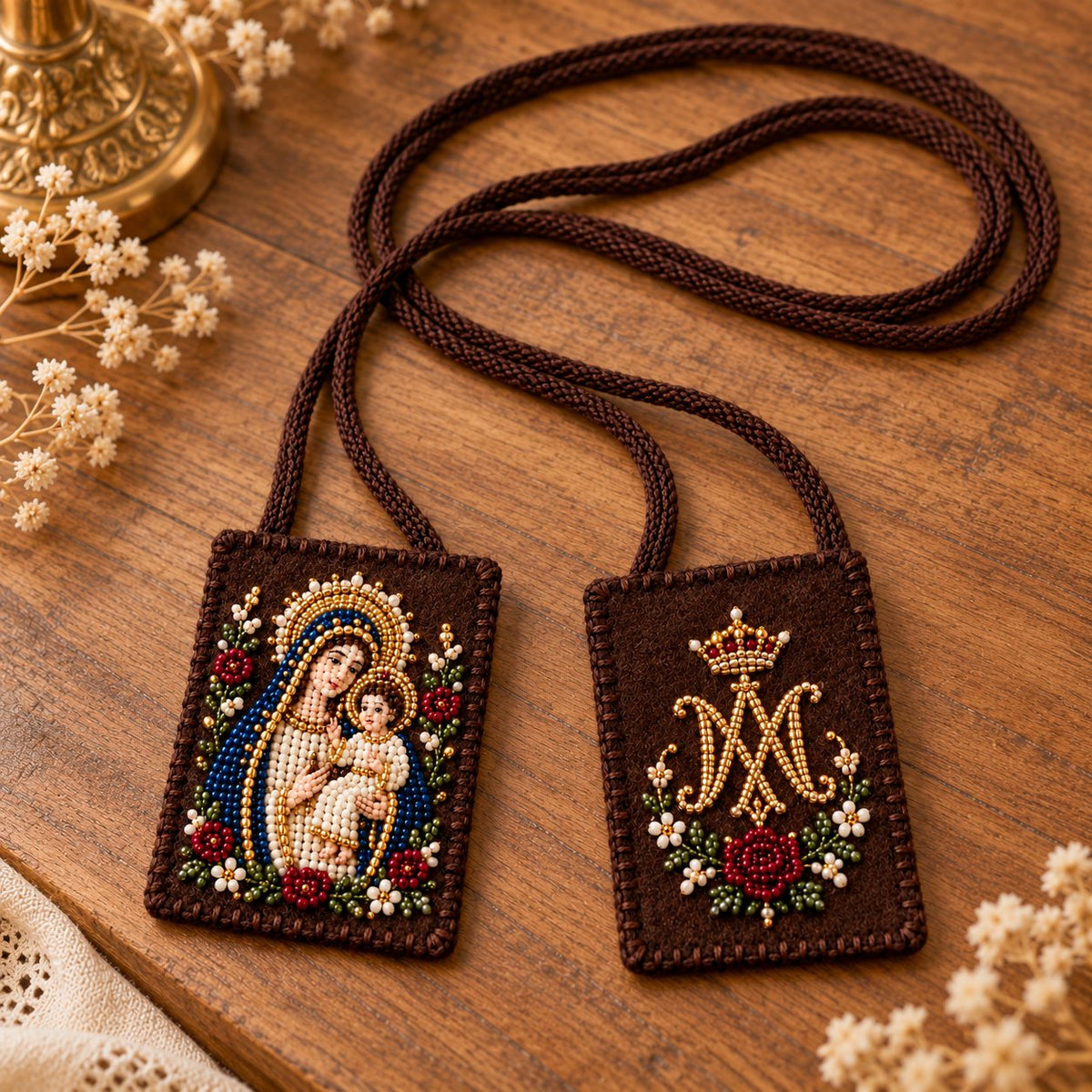 🌹 Our Lady's Rose Garden | DIY Beaded Scapular Kit ✝️