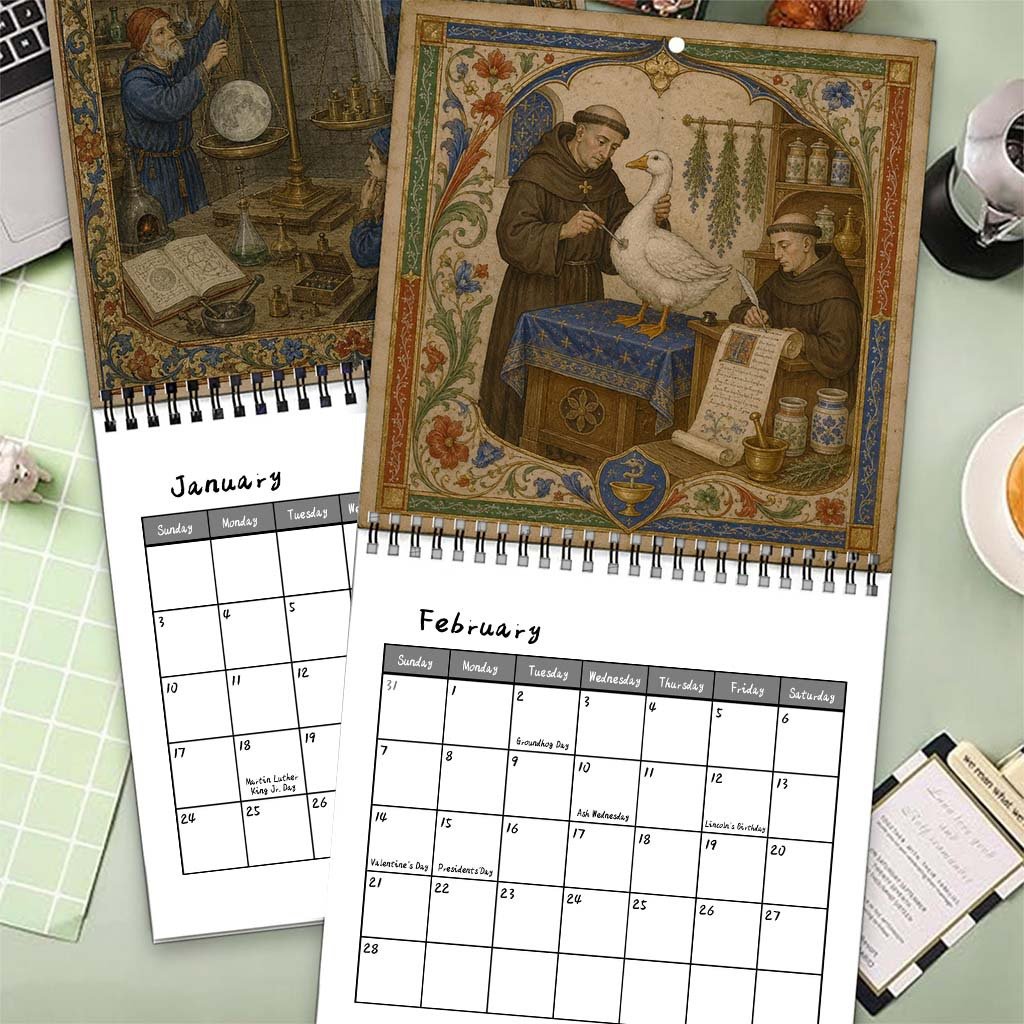 🔥LAST DAY 48% OFF - 👑Weird Kingdom 2027 Wall Calendar – 12 Months of Curious Portraits & Whimsical Moments