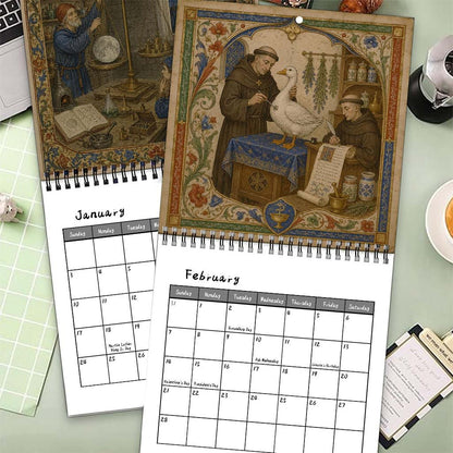 🔥LAST DAY 48% OFF - 👑Weird Kingdom 2027 Wall Calendar – 12 Months of Curious Portraits & Whimsical Moments