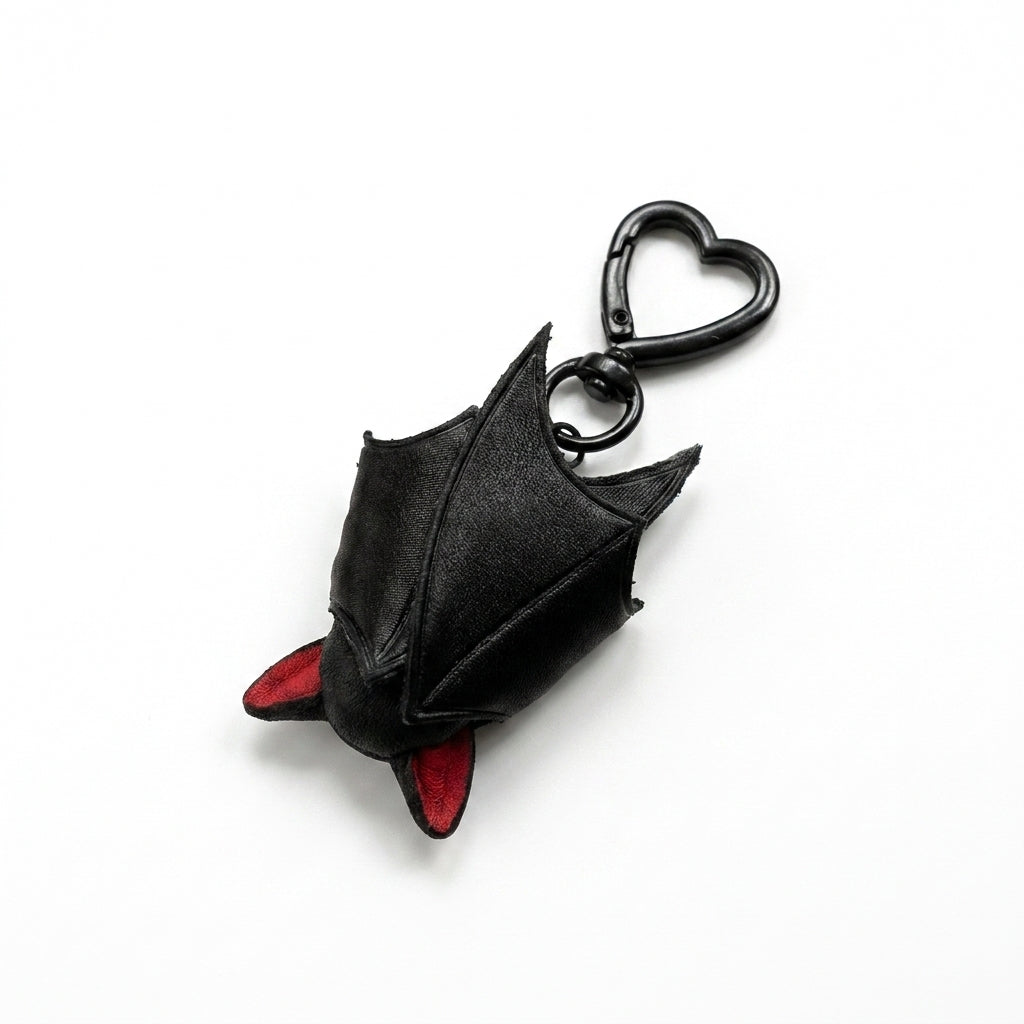 🦇 Cute Black Bat Baby Keychain