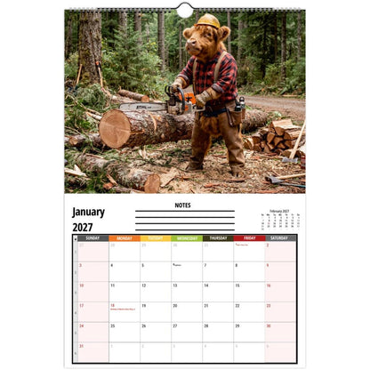 Funny Cows Wall Calendar 2027