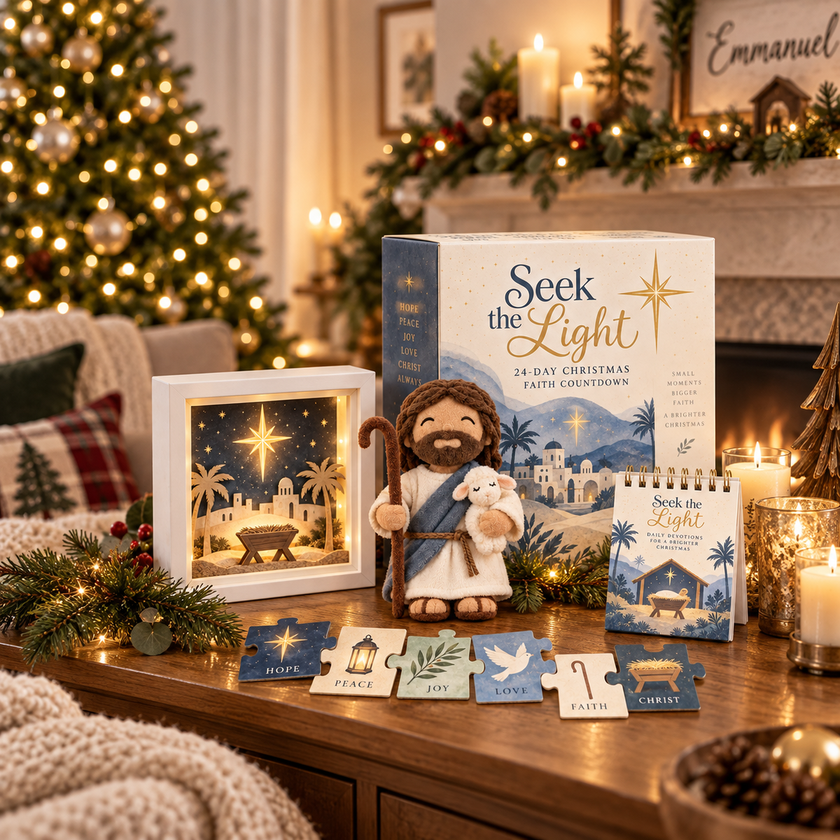 ✨ A Light Through Advent — 24-Day Christmas Faith Countdown