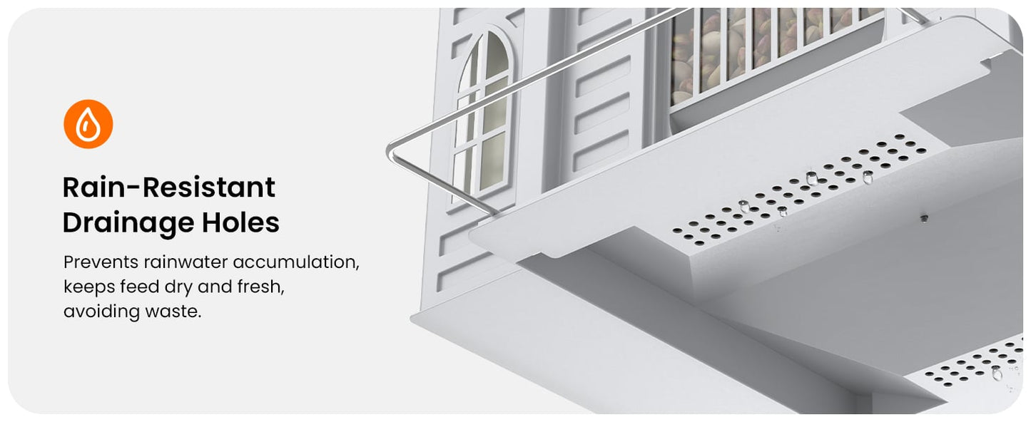 🔥✝️Church-Shaped Metal Solar Bird Feeder(✨Same as in the video)