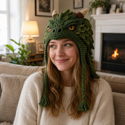 🔥LAST DAY 49% OFF - 🧵Fantasy Hood Hat DIY Crochet Kit – Create Your Own Magical Wearable Character Hat