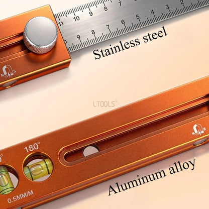 🔥LAST DAY 49% OFF - 🛠️Multifunctional Marking Level Ruler