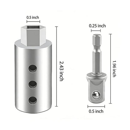 Stainless Steel Trailer Jack Electric Drill Adapter